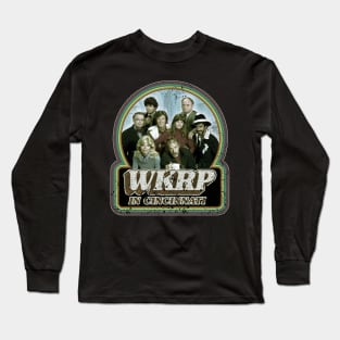 Wkrp vincinnati retro Long Sleeve T-Shirt